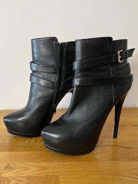 Black ALDO Sky-High Booties